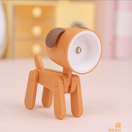 Креативный мини ночник "Собачка" Cute dog" (brown)