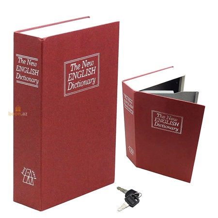 Книга-cейф с ключами "English Dictionary" 24 см (red)