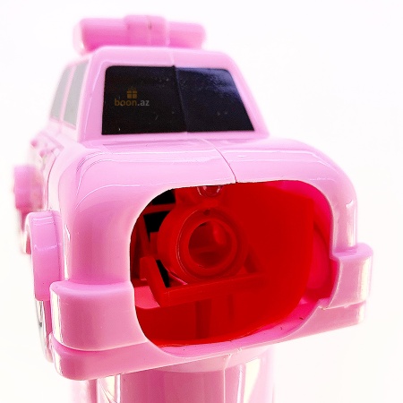 Пистолет "Машинка " мыльных пузырей pink