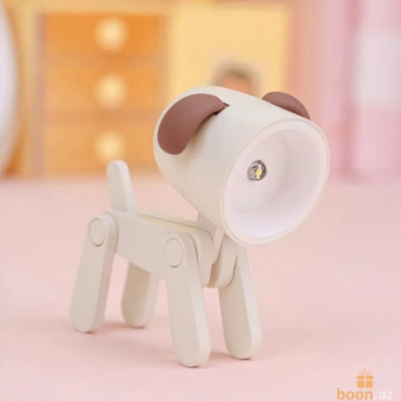 Креативный мини ночник "Собачка" Cute dog" (milk)