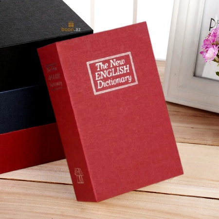 Книга-cейф с ключами "English Dictionary" 24 см (red)