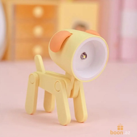 Креативный мини ночник "Собачка" Cute dog" (yellow)