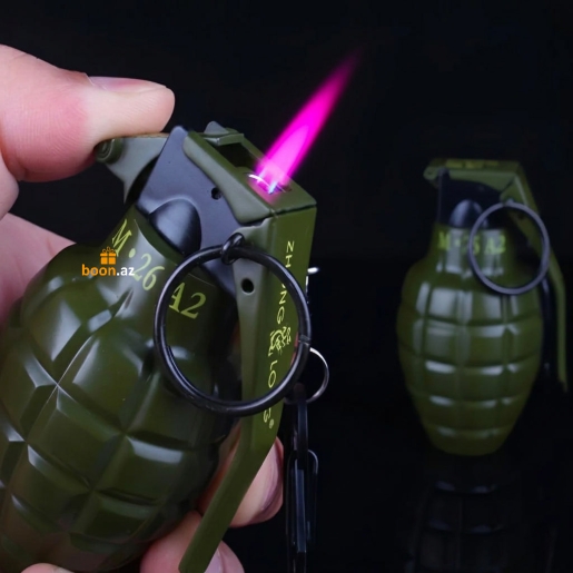 Зажигалка-брелок Граната (большая)