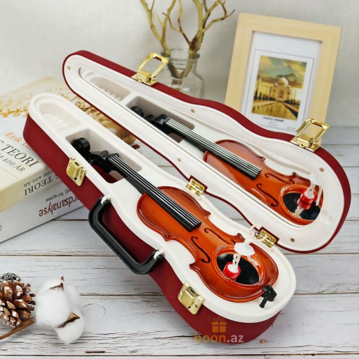 Музыкальная шкатулка с балериной "Скрипка"  Violin music box