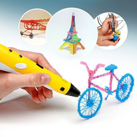 3D Ручка для рисования 3D pen (стержни в комплекте)