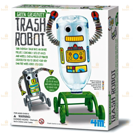 Конструктор «Эко мусорщик» 4М   Trash robot