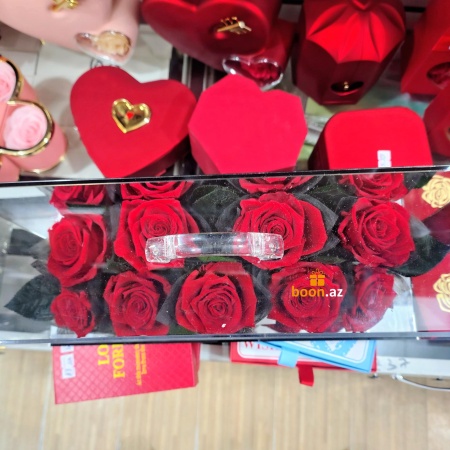 Букет живых роз (долгосвежие)