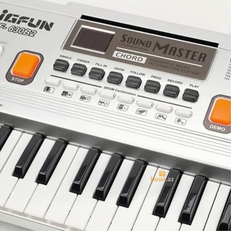 Электронный пианино-синтезатор silver