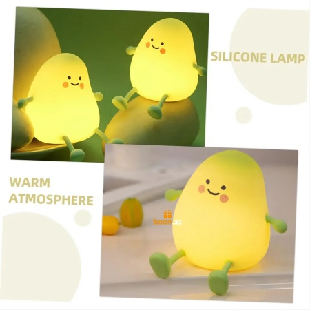 Силиконовый ночник Манго Sleep lamp Mango