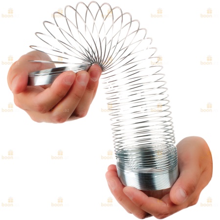 Шагающая металлическая пружинка Slinky «ВЕЛИКАН»бел