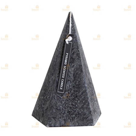 Декоративные ароматические свечи «Пирамида» (в скандинавском стиле) черн
