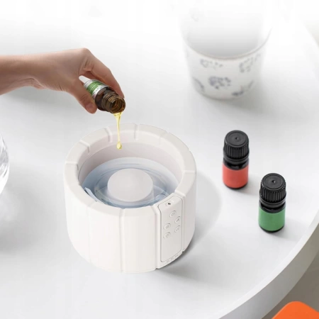 Увлажнитель с эффектом пламени Костер белый