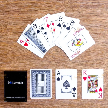 Игральные карты "Poker Club" (Синие)