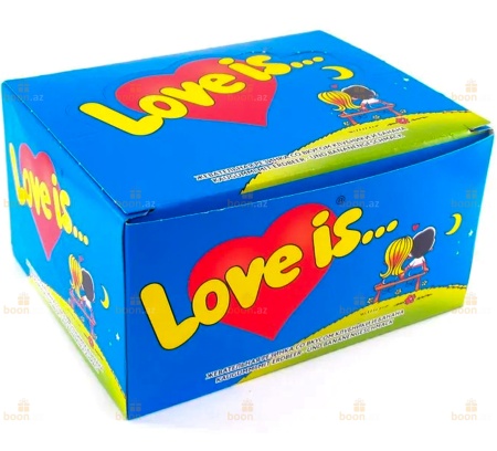 Жвачка " Love is " ассорти. Babble gum "Love is" assorted. c