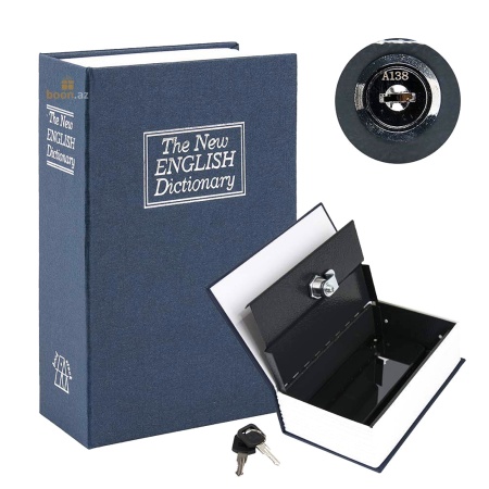 Книга Сейф English Dictionary blue