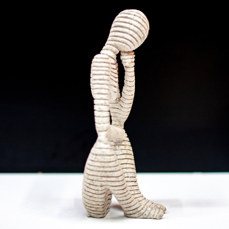 ПОЛОСАТОЯМодная статуэтка из песчаника "Абстрактные эмоции"  Fashionable sandstone figurine " Abstract emotions"