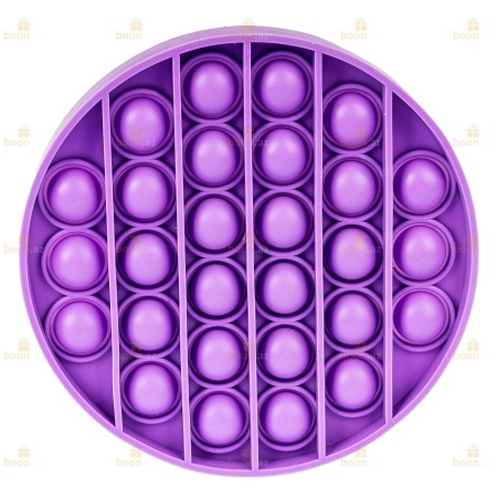 Антистресс резиновые пузырьки « POP IT » фиол круг