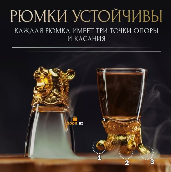 Подарочный набор Рюмки Перевертыши 12 знаков зодиака
