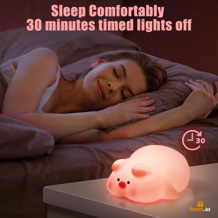 Силиконовый ночник "Свинка" Pig lamp