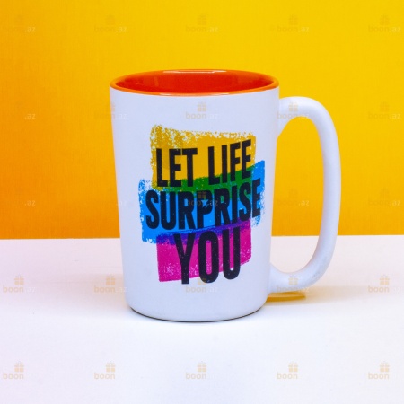 Позитивная кружка «Let live surprise you»