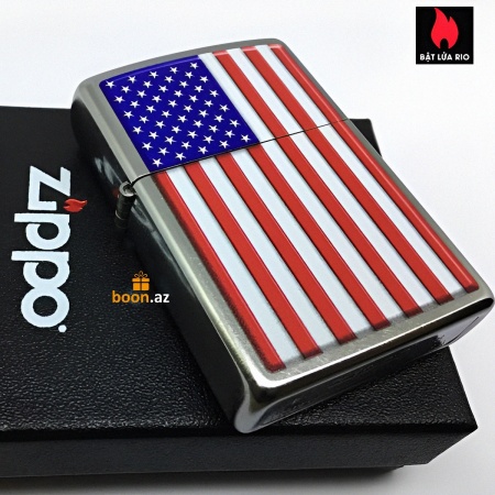 Зажигалка Zippo (оригинал) Американский флаг 