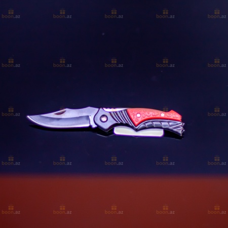 Складной нож «Комар» с клипсой.  (лезвия 6 см)крас