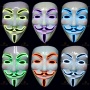 Маска Гая Фокса «V for Vendetta» (Neon подсветка)