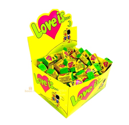 Жвачка «Love is» ассорти yellow