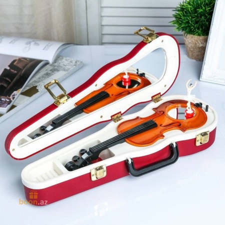 Музыкальная шкатулка с балериной "Скрипка"  Violin music box 35 см