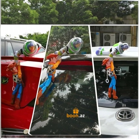 Игрушка на автомобиль «Базз и Вуди»(Toy Story)