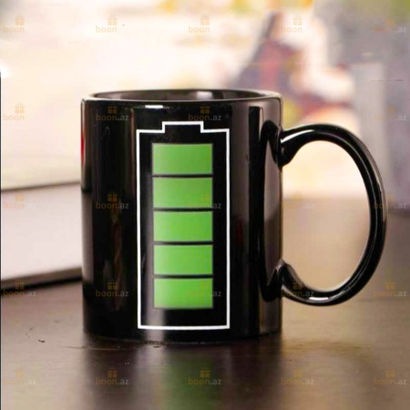 Термо-чашка " Зарядка аккумулятора" Thermo-cup " Battery charging" ч