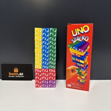 Настольная игра Дженга "Uno Stacko"