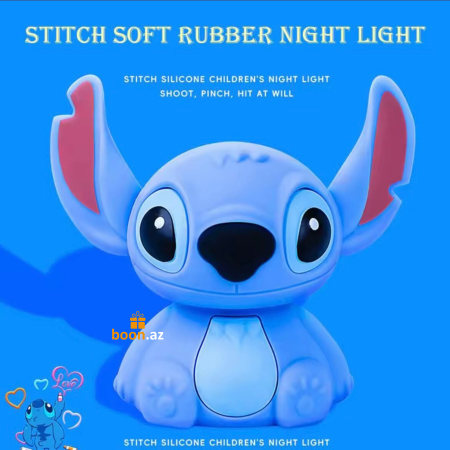 Силиконовый ночник Стич Stitch 