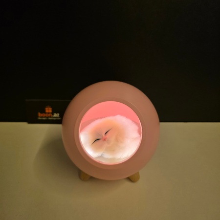 Ночник Котёнок в домике 