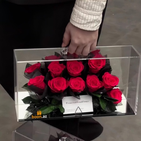 Букет живых роз (долгосвежие)