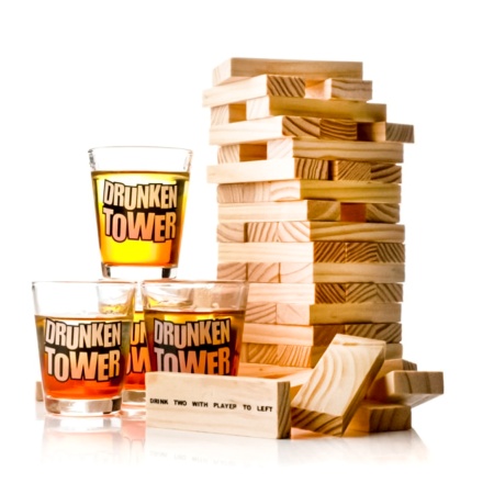Весёлая игра для компании друзей «Пьяная башня» , A fun game for a group of friends « Drunken Tower»