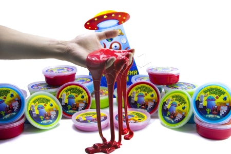 Slime "Космический лизун" Красный (150 гр)