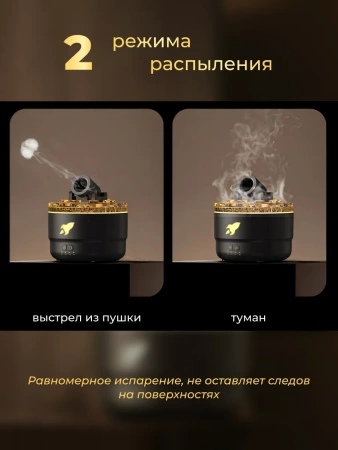 Увлажнитель воздуха Пушка аромадиффузор ночник