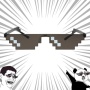 Пиксельные очки «Thug Life» 8bit . 