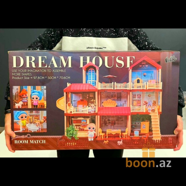 Многоэтажный кукольный домик "Дом мечты" Dream House
