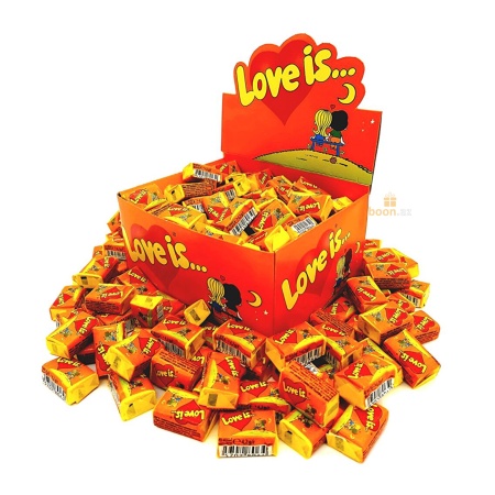 Жвачка «Love is» ассорти orange