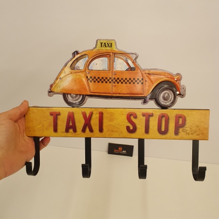 Креативная настенная вешалка «Такси»