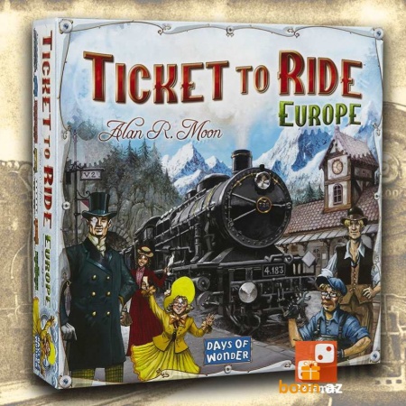 Настольная игра Ticket to ride Europe (реплика)