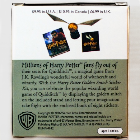 Гарри Поттер «Золотой снитч», Harry Potter Golden Snitch Sticker Kit