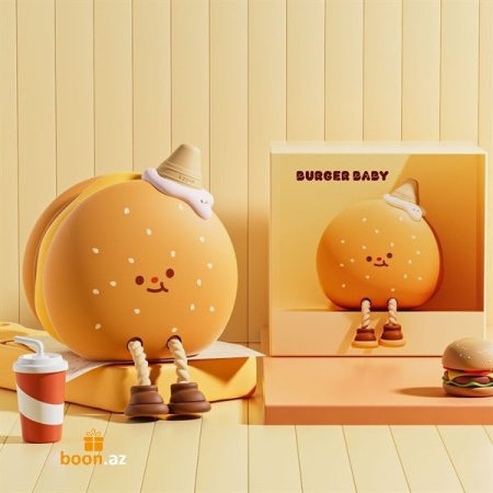Силиконовый ночник Бургер Burger baby
