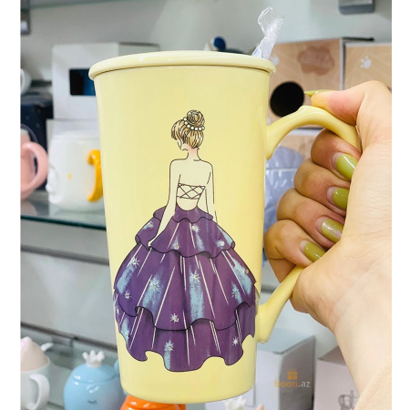 Кружка "Lady" yellow