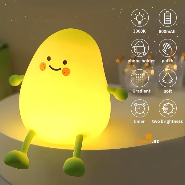 Силиконовый ночник Манго Sleep lamp Mango