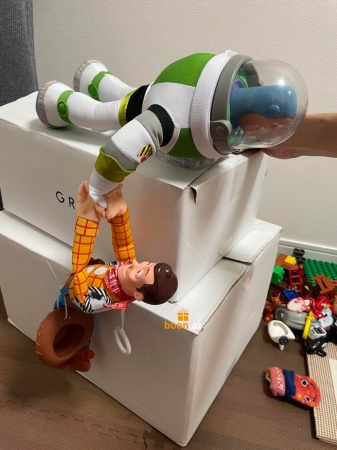 Игрушка на автомобиль «Базз и Вуди»(Toy Story)