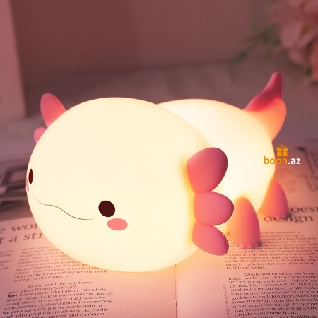 Силиконовый ночник Аксолотль Axolotl