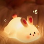 Силиконовый ночник Зайка 